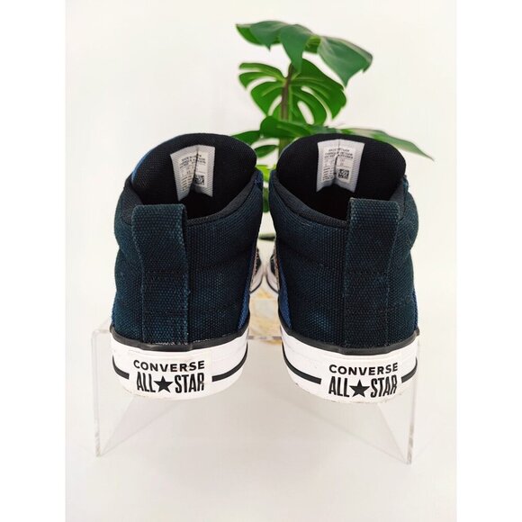 Converse Kids Chuck Taylor Axel Sport Mid Navy Skate Canvas Shoes Size 5 US - Picture 3 of 8